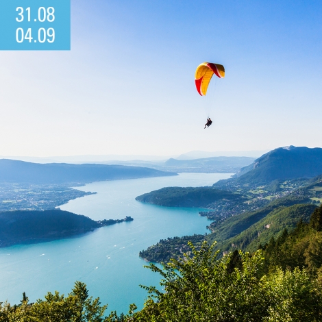 séjour parapente lac d'Aiguebelette