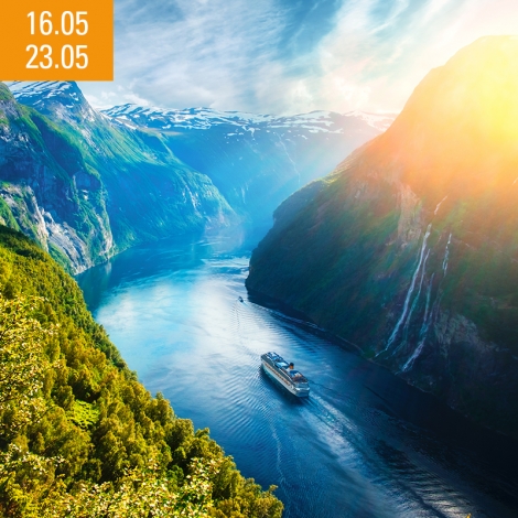 Croisière dans les fjords en Norvège
